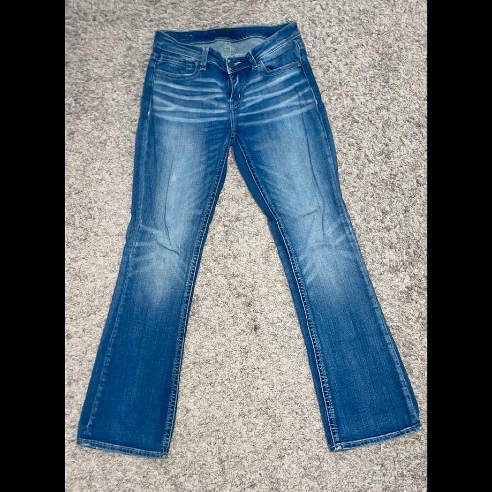 Buckle Bootcut Jeans